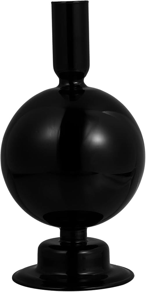 ULTNICE Clear Glass Candlestick Holder Taper Candle Stand Colorful Candlelight Rack Flower Vase T... | Amazon (US)