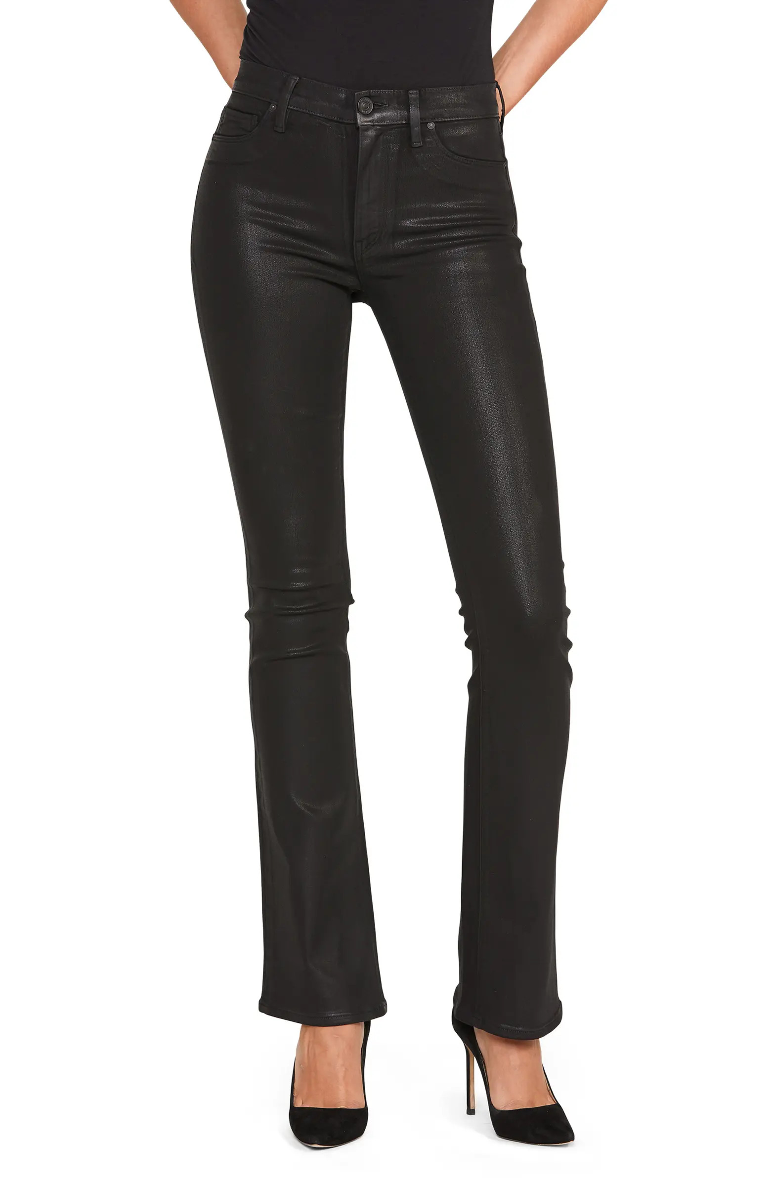 Barbara Coated High Waist Bootcut Jeans | Nordstrom Rack