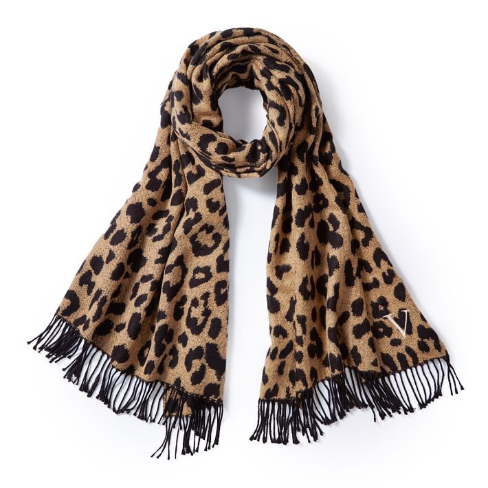 Italian Leopard Blanket Scarf | Mark and Graham