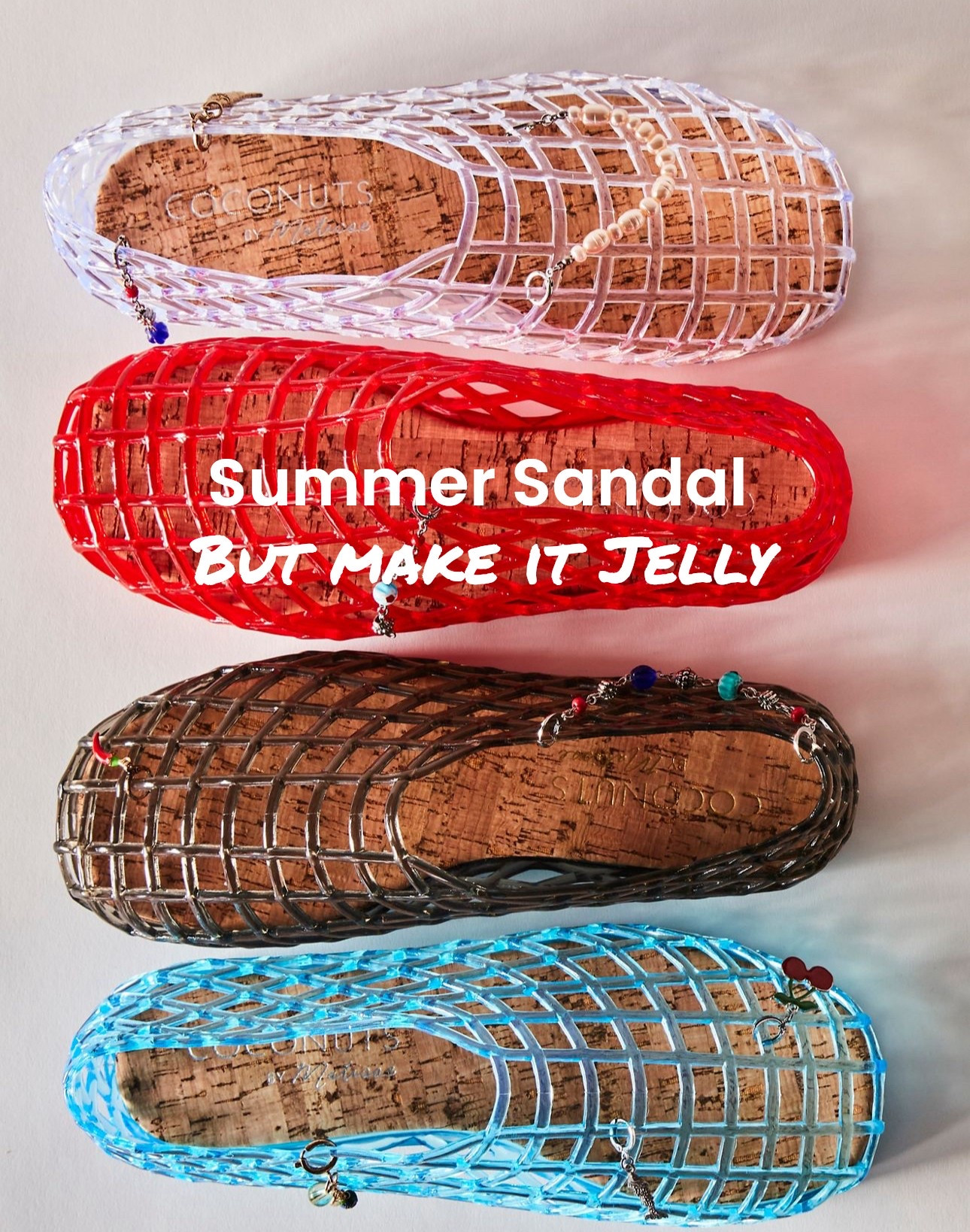 These are a fun and updated throwback to my childhood jellies 🥰  I have the clear pair and I style it with jeans, dresses shorts,,even Adidas track pants, you name it. I probably worn them with it! 
Sandals


#LTKSummerEdit #LTKShoeCrush #LTKSeasonal