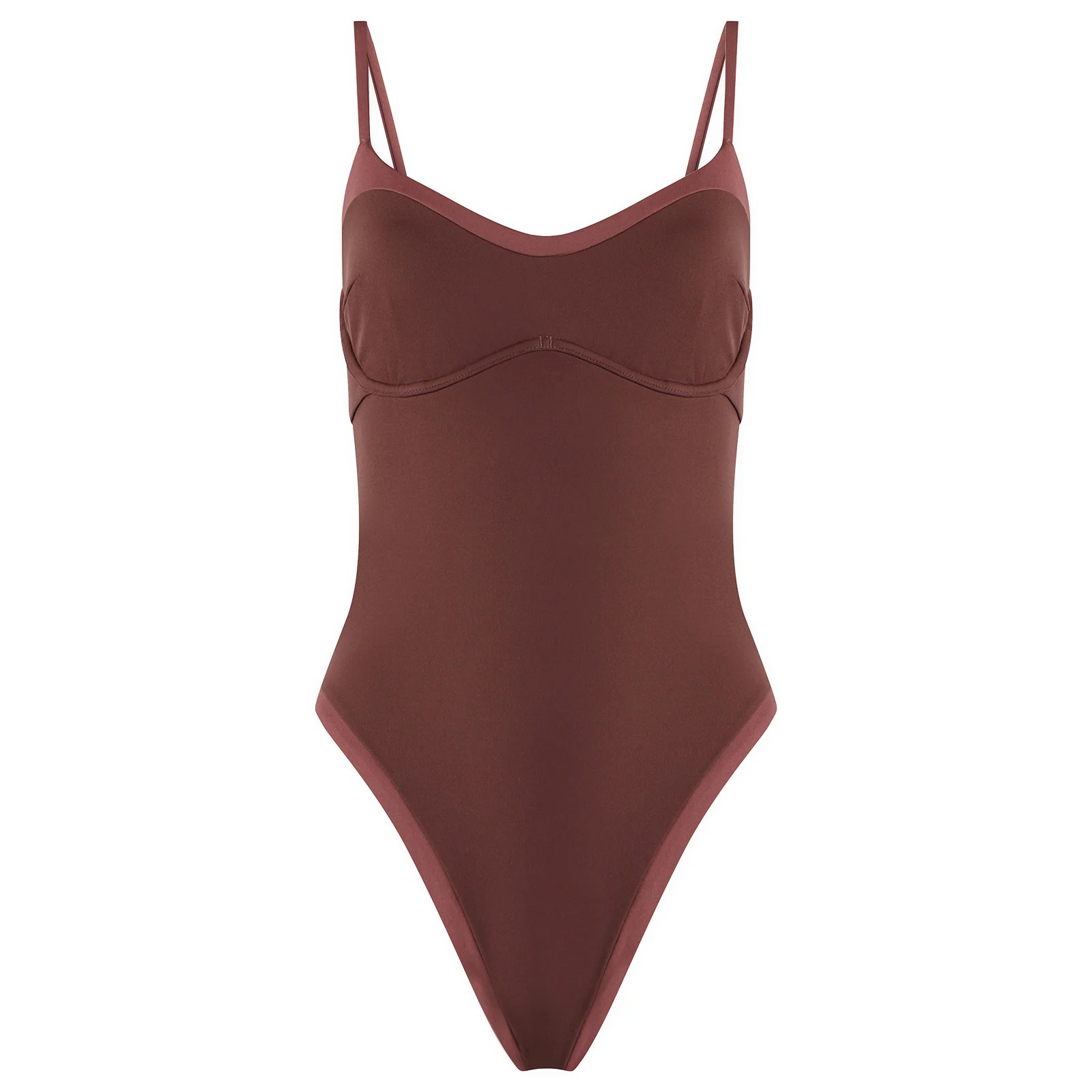 TALA Contrast Underwired SwimsuitDeep Rust | END. Clothing