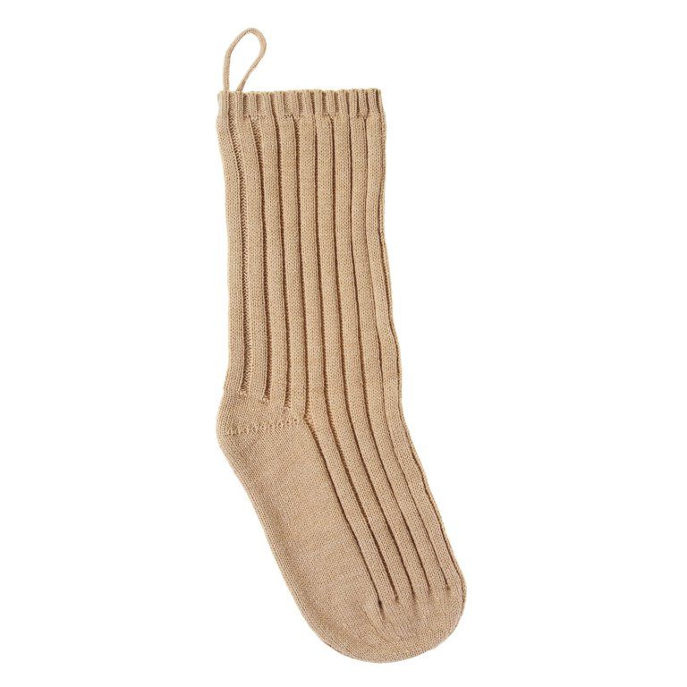 Holiday Time Knit Lined Christmas Stocking, 18.9" | Walmart (US)