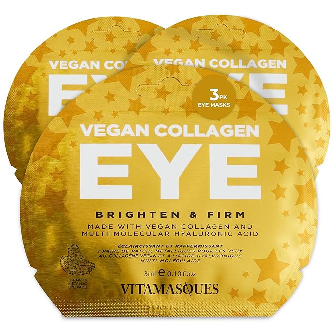 Vitamasques Under Eye Patches 3-Pack - Firming & Brightening - Anti Aging Collagen Korean Skin Ca... | Amazon (US)