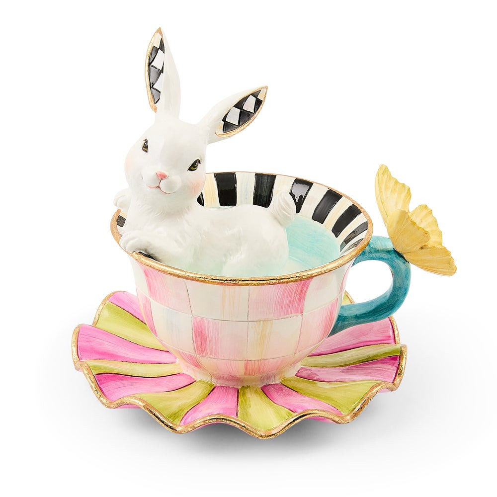 Frolic Spring Teacup Bunny | MacKenzie-Childs