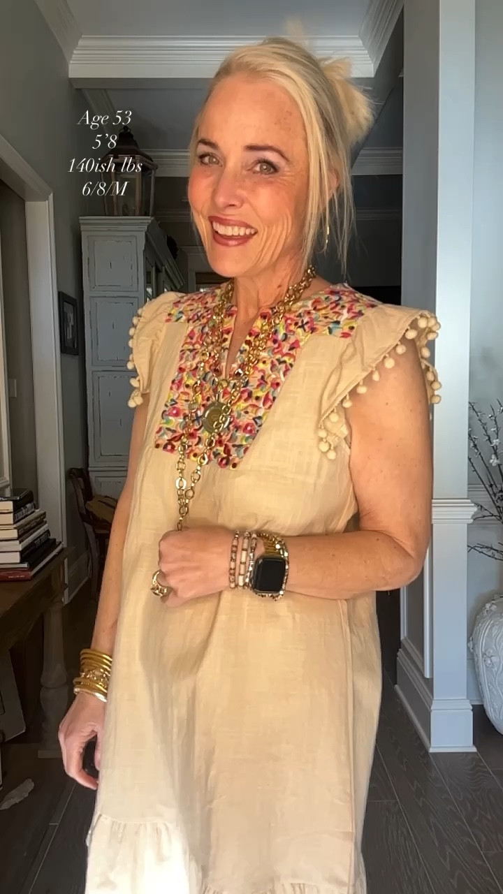 I may have screwed up the audio when I filmed this 🤦🏼‍♀️, but that’s not going to stop me from sharing its goodness today because it is ON SALE at the moment! There are so many colors to choose from and available in S-XL. I’m in my true size medium. 

Dress | Spring Outfit | Resort Wear 

#LTKSeasonal #LTKfindsunder50 #LTKover40