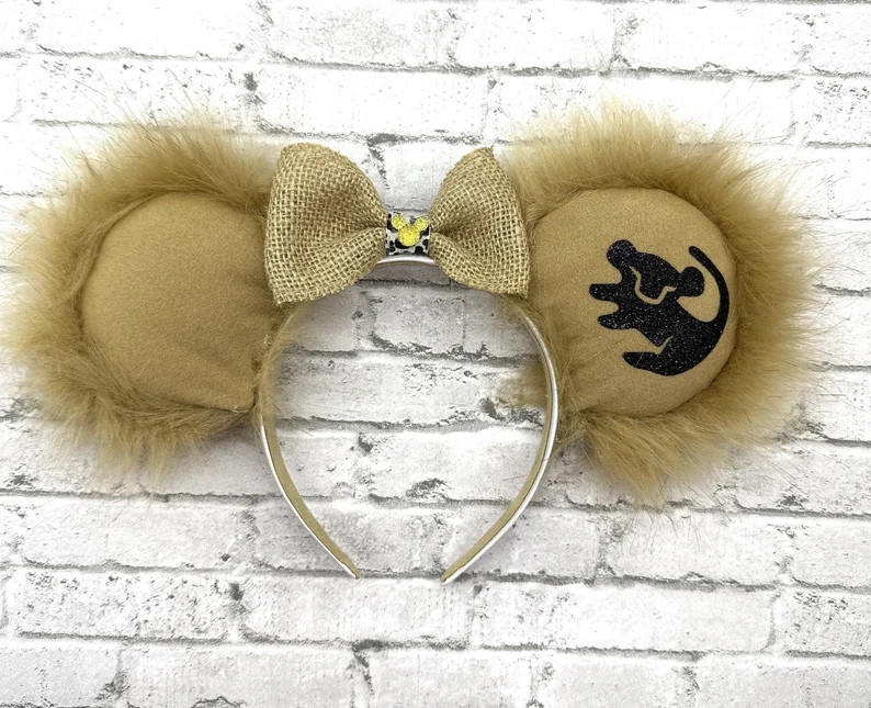 Lion King/ Simba Inspired Mickey Ears/ Animal Kingdom - Etsy | Etsy (US)