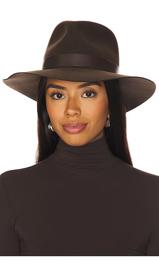 Janessa Leone Ross Hat in Brown. - size M | Revolve Clothing (Global)