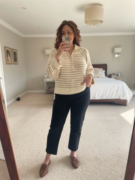 An ankle straight leg jean is a great in between if you’re looking to move away from skinnies but don’t want the volume of a wide leg.

Jeans, work outfit, casual outfits 

#LTKmidsize #LTKstyletip #LTKover40