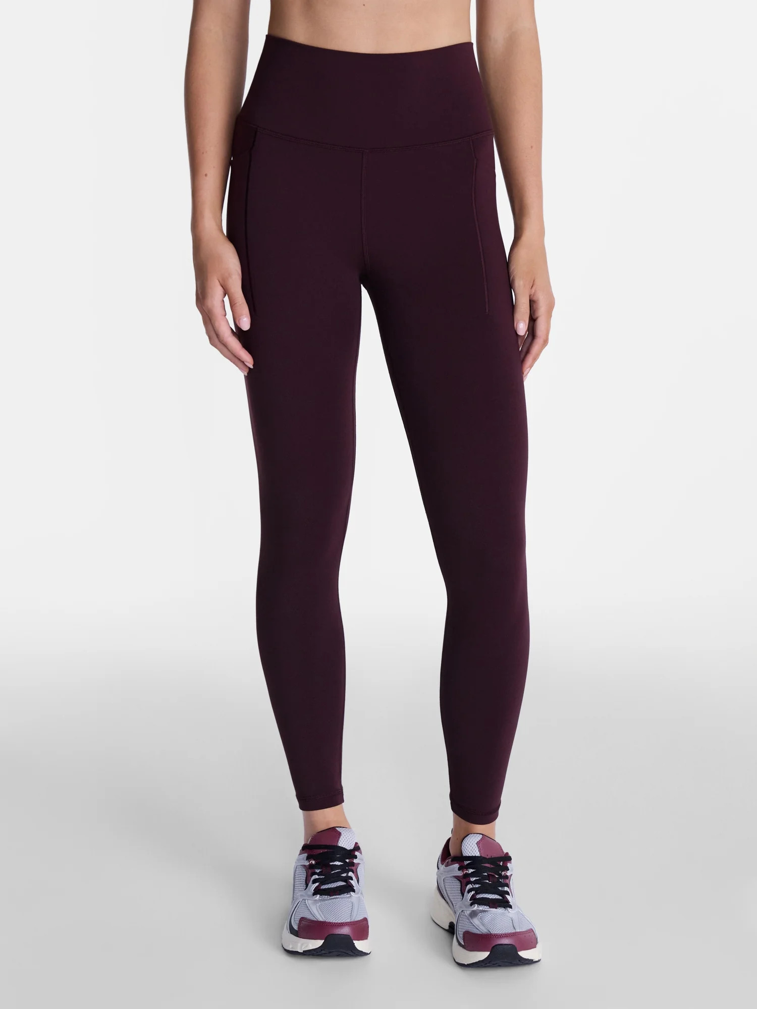 Avia Women's and Women's Plus SoftSculpt High Rise Leggings with Pockets, Full Length, Sizes XS-4... | Walmart (US)