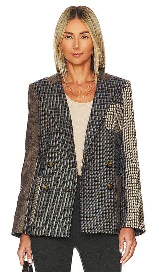 Faustine Dickey Jacket in Blue Multi | Revolve Clothing (Global)