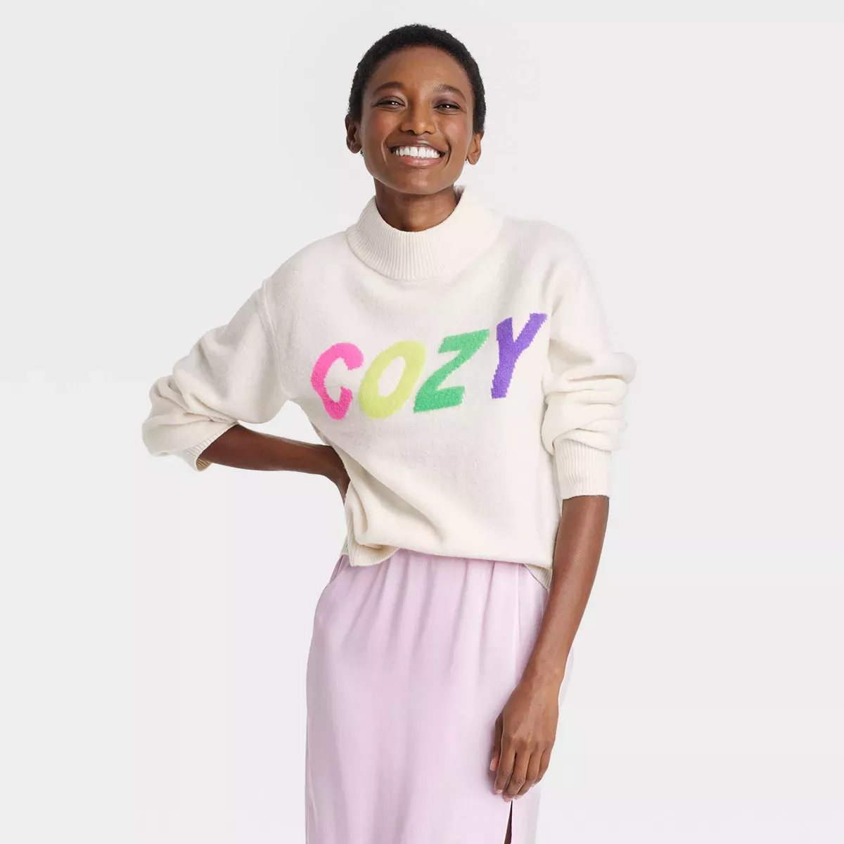 CeCe Crewneck Puff Sleeve Sweater curated on LTK