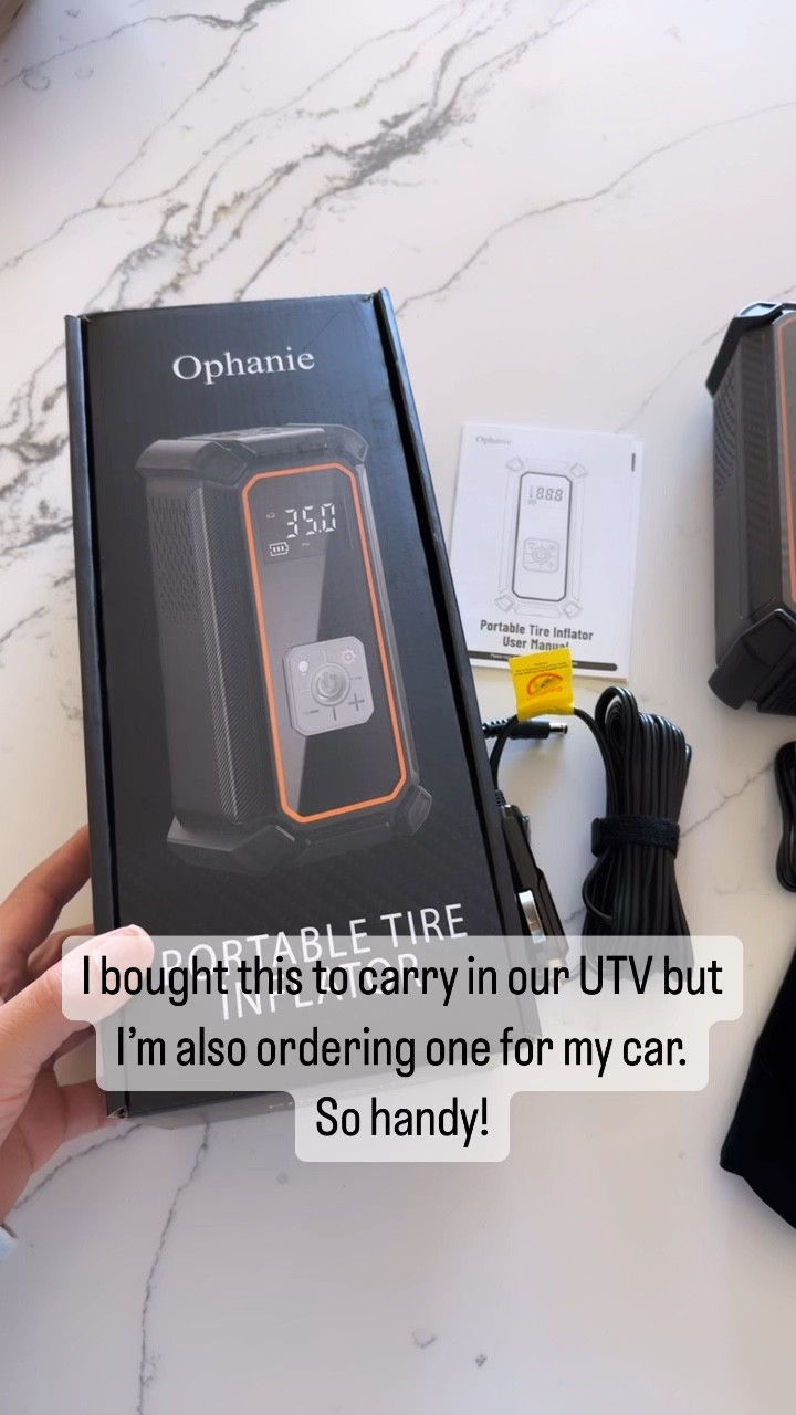 This portable tire inflator is compact and such a great buy! Less than $25 (it’s on sale) and so handy! 

#LTKTravel #LTKVideo #LTKSaleAlert