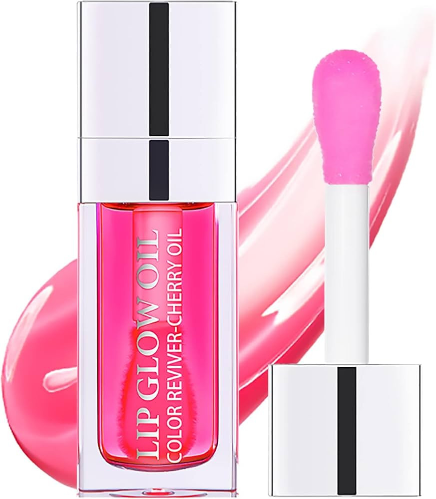 TENGLONG Hydrating Lip Glow Oil, Moisturizing Lip Gloss, Plumping Lip Oil, Non-Sticky Long Lastin... | Amazon (US)