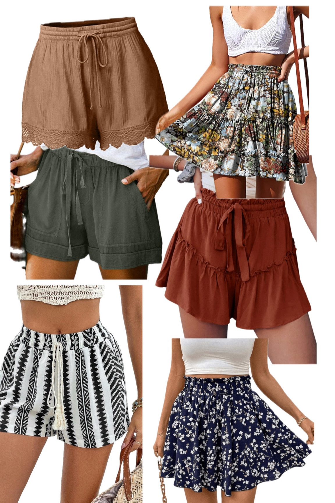 Summer bottoms with a boho feel!! 

#LTKfindsunder50 #LTKSeasonal #LTKstyletip