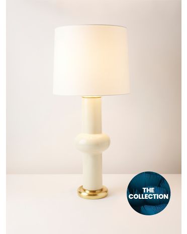 36in Bibi Table Lamp With Linen Shade | HomeGoods