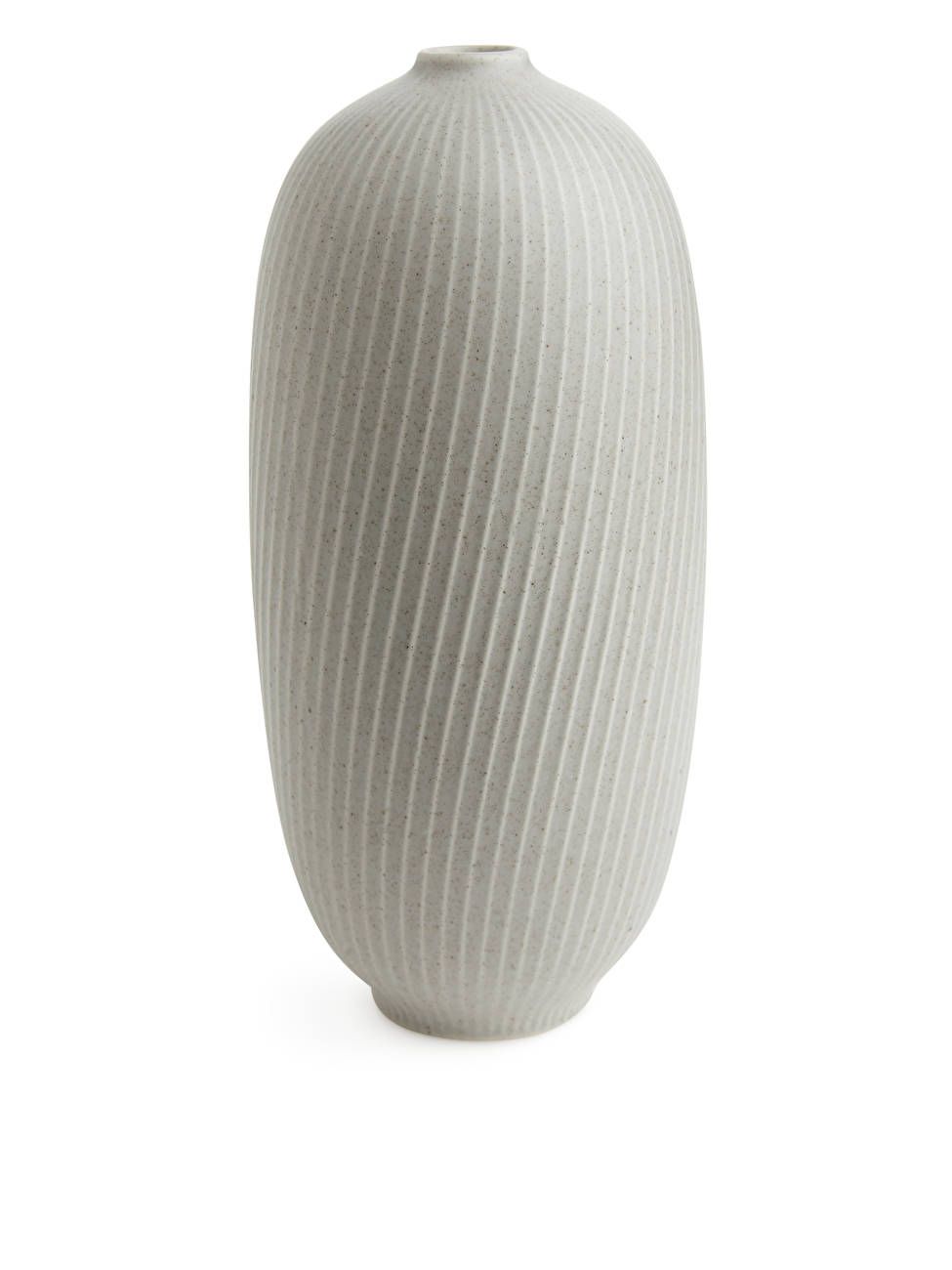 Vase aus Steingut, 22 cm | ARKET