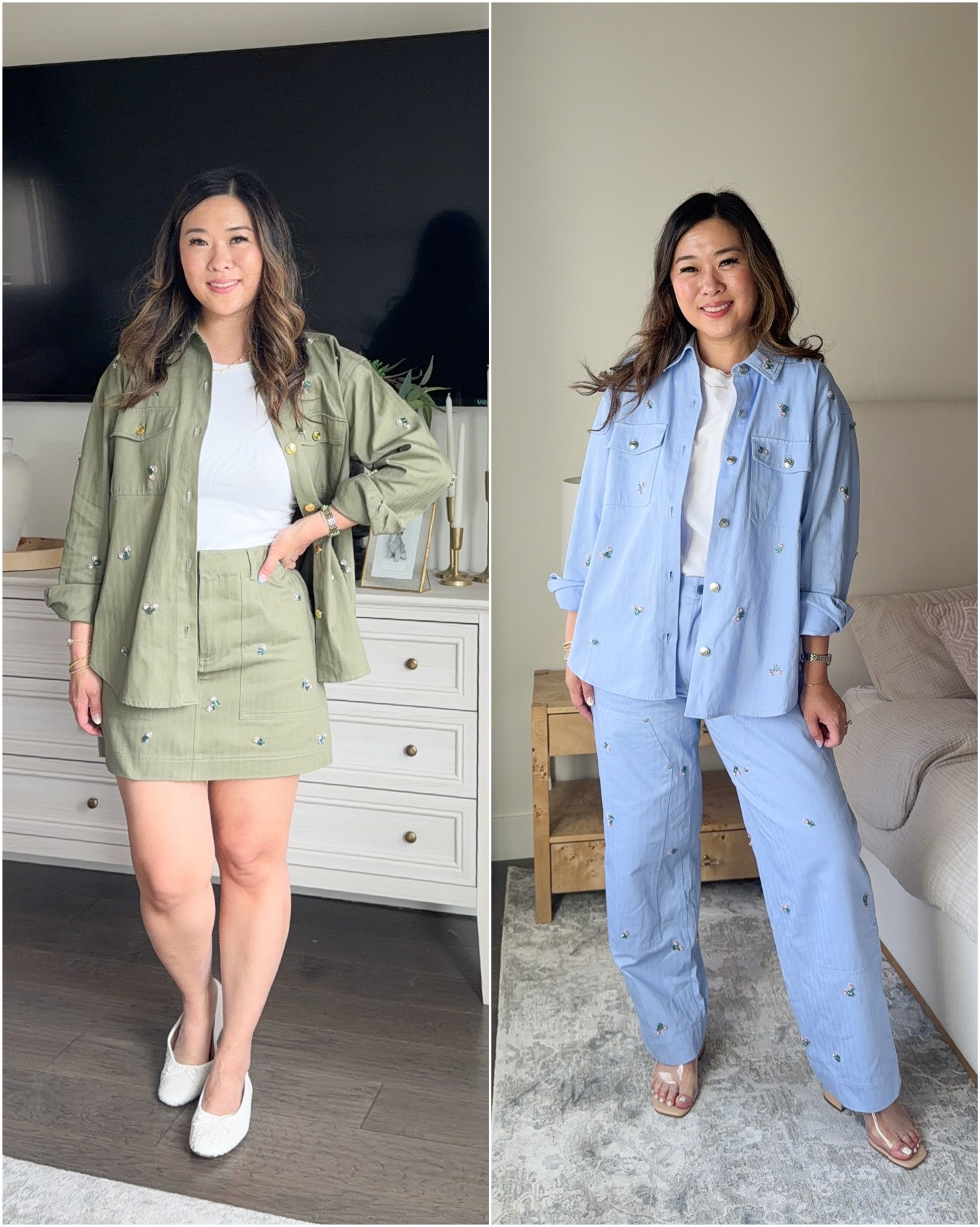 Walmart Embellished Denim
Jacket: Medium
Skirt: 6
Pants: 6