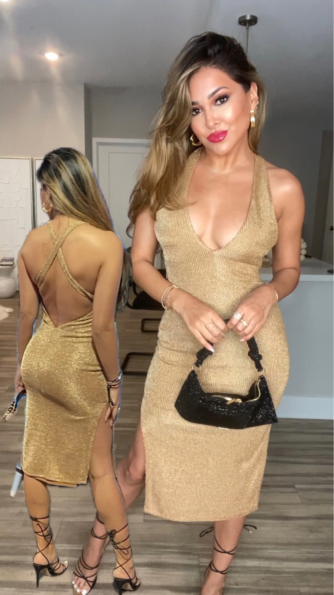 One of my favorite dresses is back in stock 💫

Linking this dress & other gold midi dress options below • #ootd #style

Perfect for a night out, date night, or any other celebration that calls for a midi dress! 

Wearing size small in the dress ✨