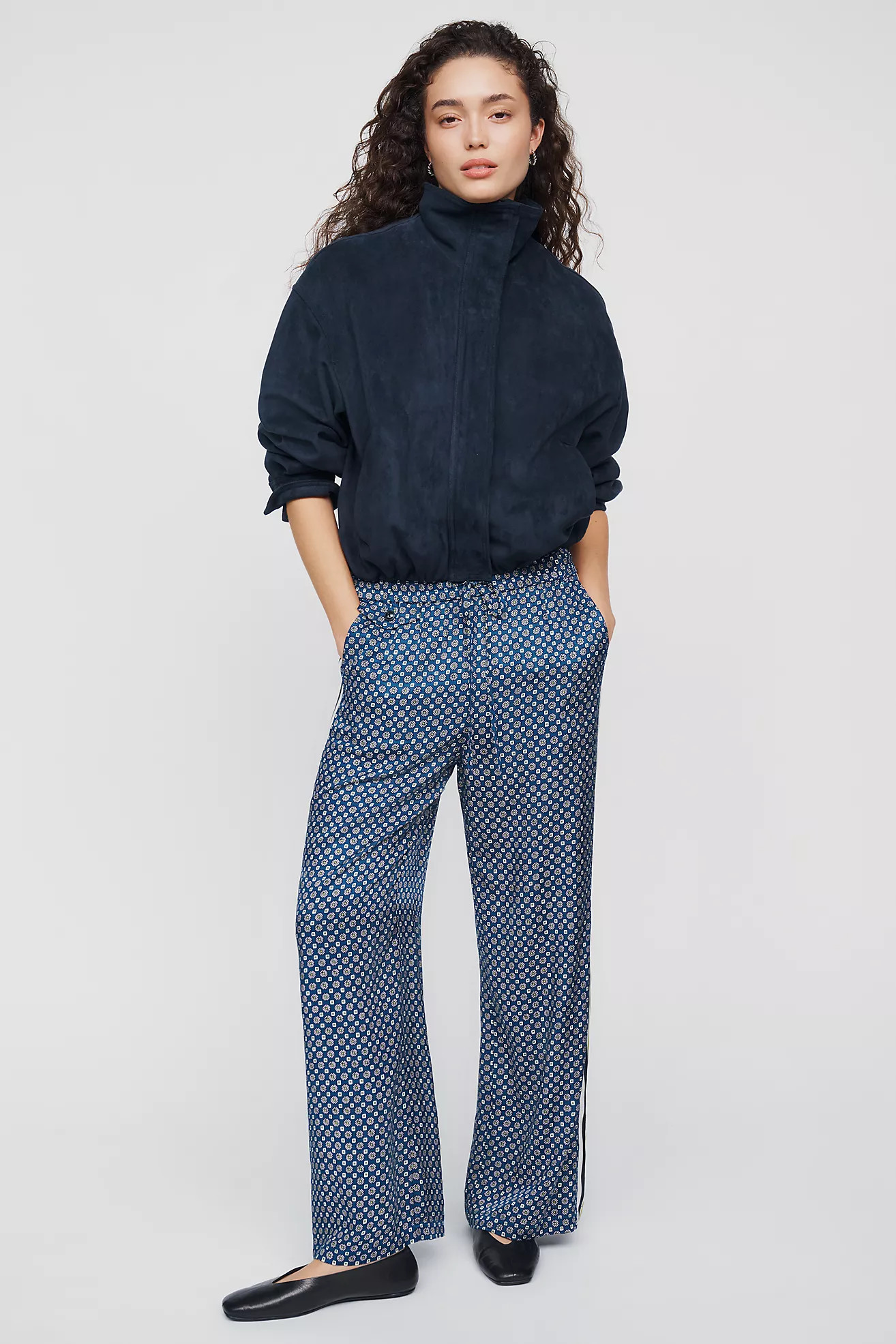 @merricksart x Maeve Brooklin Tie-Front Pull-On Pants | Anthropologie (US)