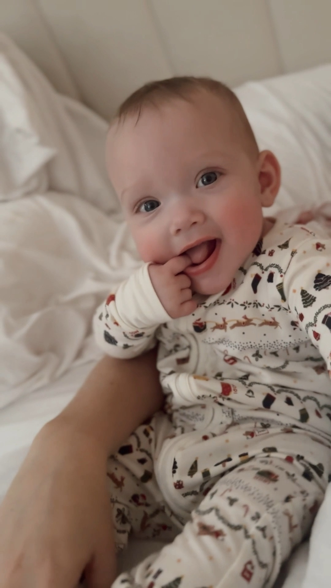 The softest Christmas sleepsuit by Mori, currently 40% off! 

#LTKbaby #LTKfestive #LTKCyberWeek