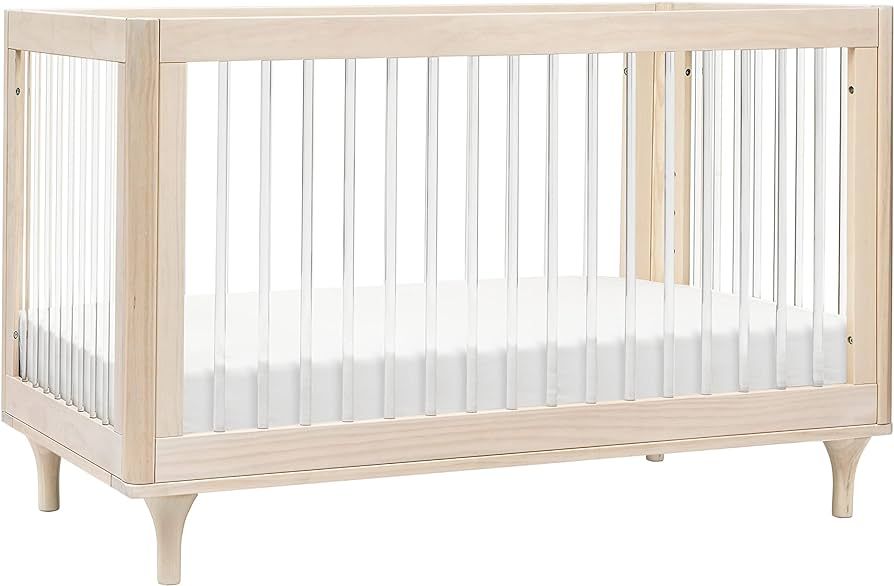 Babyletto Lolly 3-in-1 Convertible Crib with Toddler Bed Conversion Kit in Washed Natural/Acrylic... | Amazon (US)