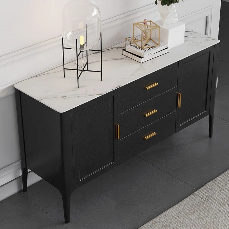 Cyarah 45.63'' Wide 3 Drawer Ash Sideboard | Wayfair North America