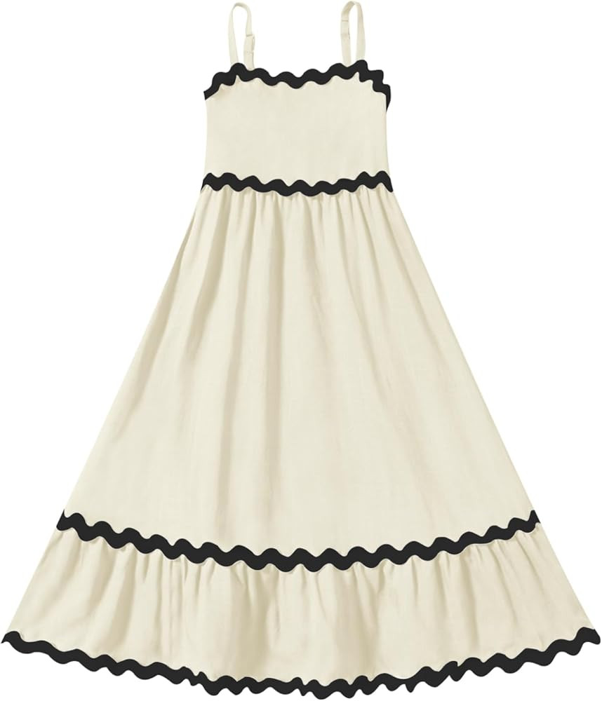 Toddler Dress Summer Baby Girls Dresses Sleeveless Dresses for Girls Casual Party Beach Smocked A... | Amazon (US)