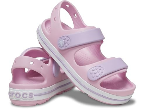 Crocs Crocband Cruiser Sandal (Little Kids/Big Kids) Ballerina/Lavender 1 Little Kid M | Amazon (US)