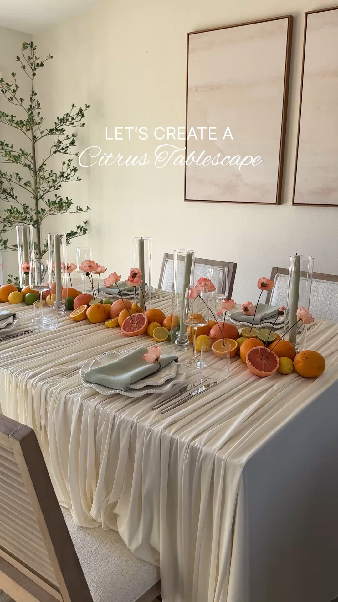 Set a citrus table with me 🍊🌸🍋

#summertablescape #summer #tabledecor #hosting #tablescape

#LTKSeasonal #LTKHome
