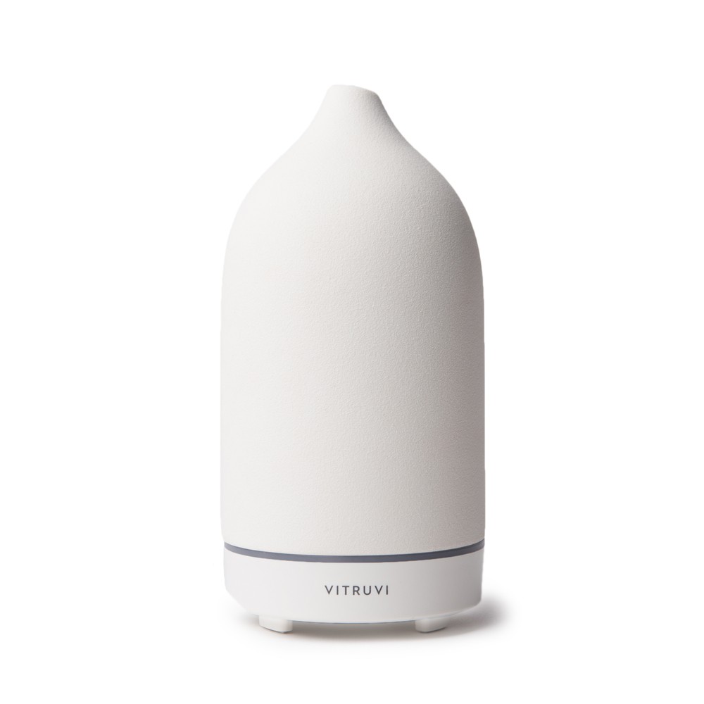vitruvi Stone Diffuser for Aromatherapy in White | goop