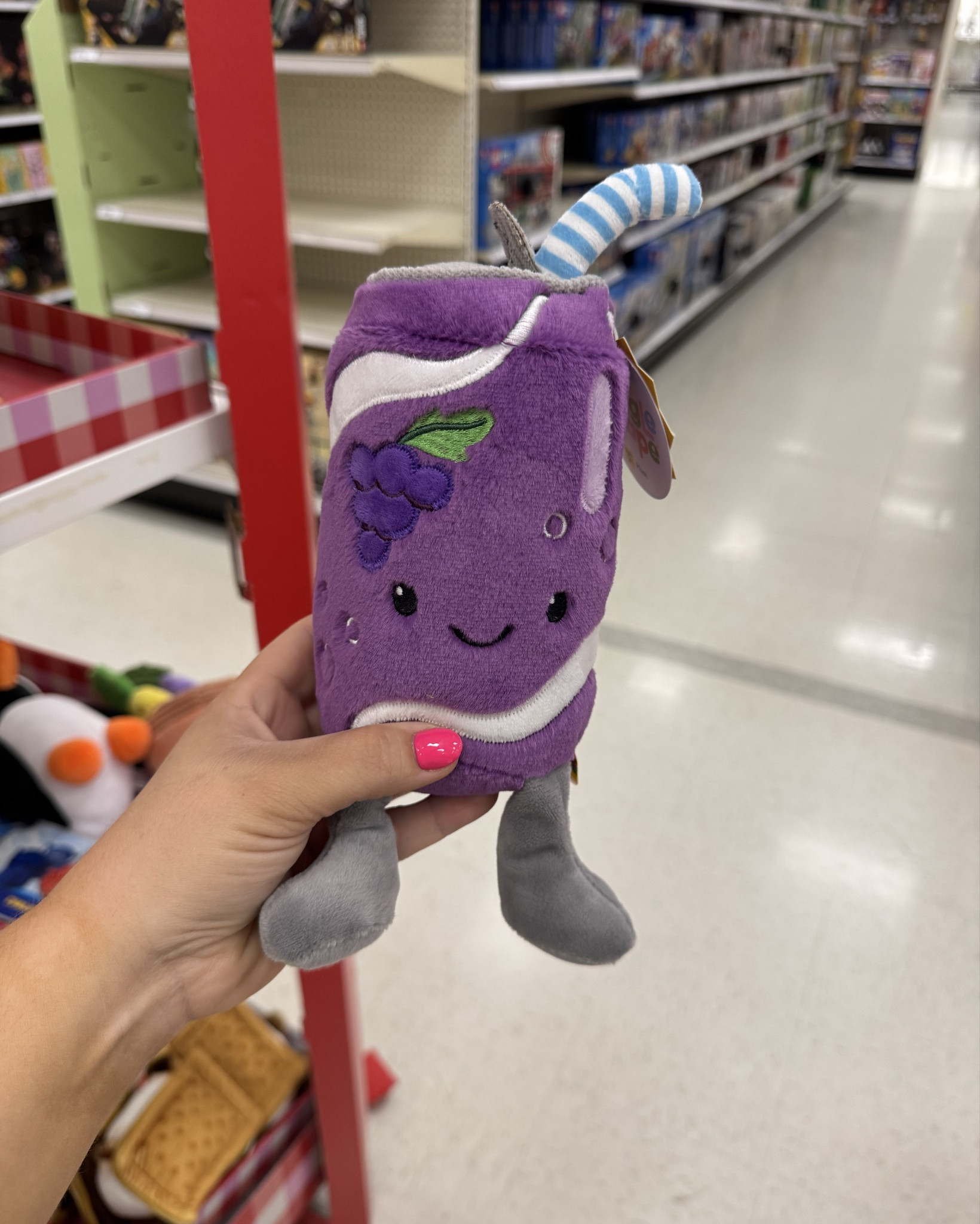 So many cute plush-pals at target! Grab one for your littles or as a cute desk ornament ✨💜🌈