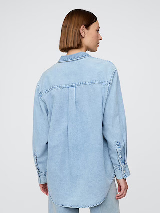 UltraSoft Denim Big Shirt | Gap (US)