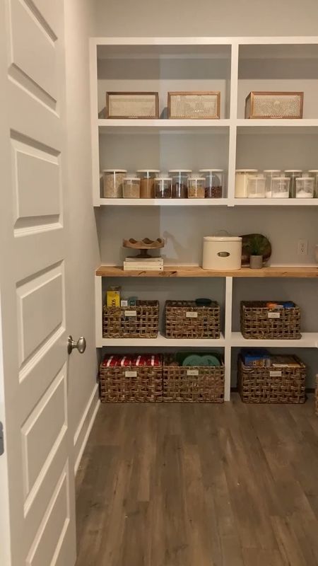 Pantry organization using beautiful sturdy baskets and functional storage! We love these reliable go-to products we lean on over and over again! 
✨Graceful Spaces Organizing ✨

#LTKfamily #LTKhome #LTKVideo