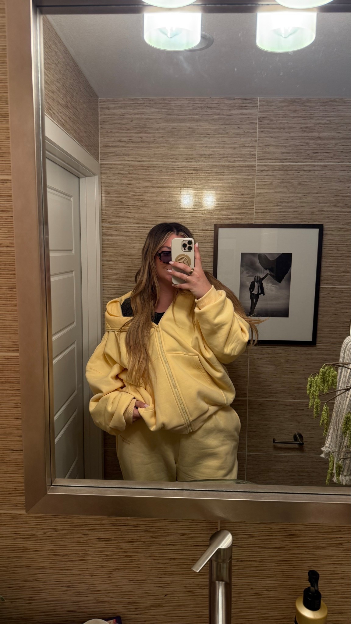 coziest sweatsuit ever!! and tall girl friendly hehe 

#LTKMidsize