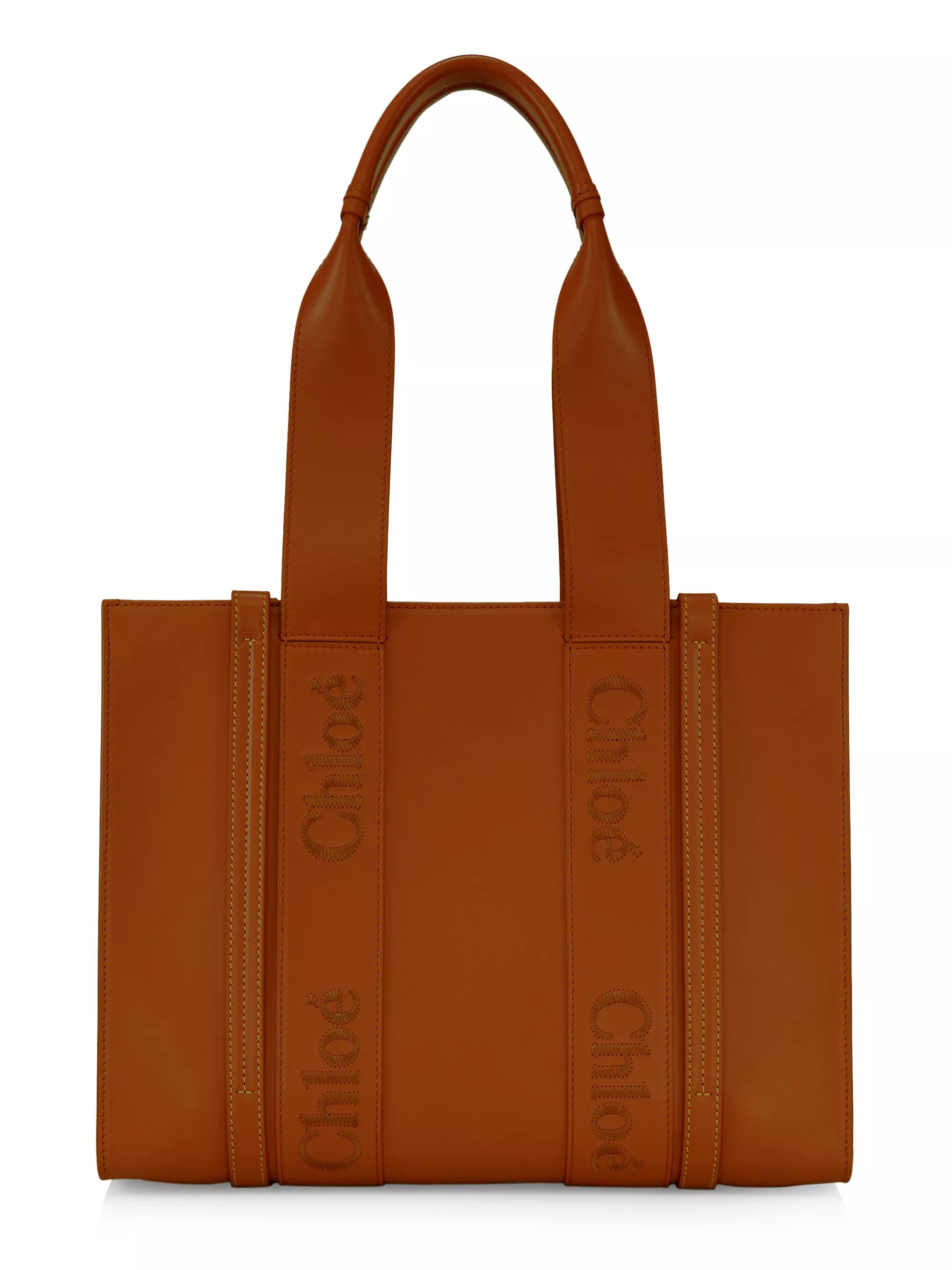Medium Woody Leather Tote Bag | Saks Fifth Avenue