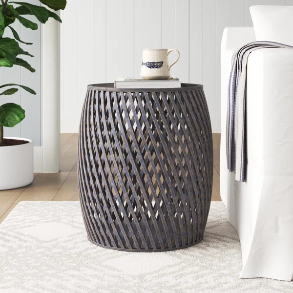Acme 20'' Tall Drum End Table | Wayfair North America