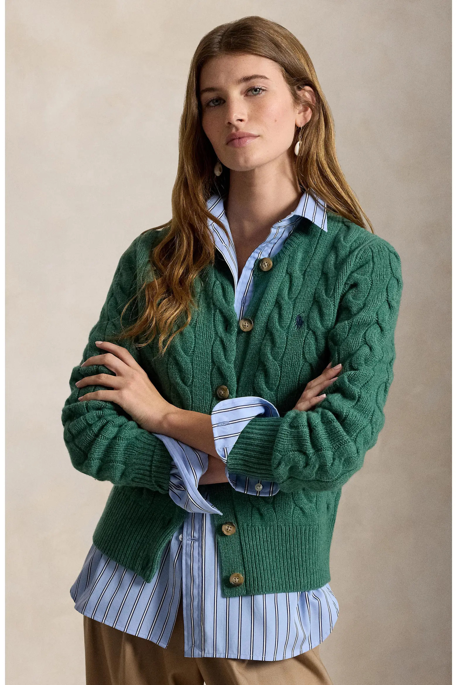 Cable Knit Wool & Cashmere Cardigan (Women) | Nordstrom | Nordstrom