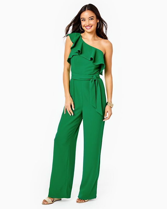 Lyra One-Shoulder Jumpsuit | Lilly Pulitzer | Lilly Pulitzer