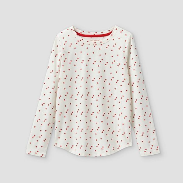 Girls' Printed Long Sleeve T-Shirt - Cat & Jack™ | Target