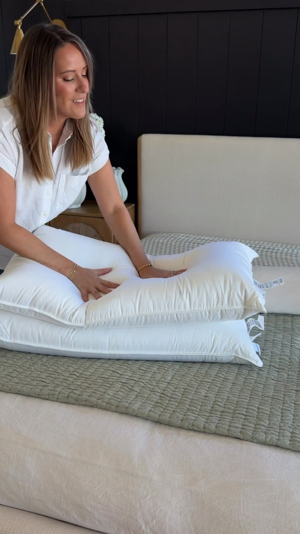 This bedding combo is proof that neutral doesn’t have to be boring.