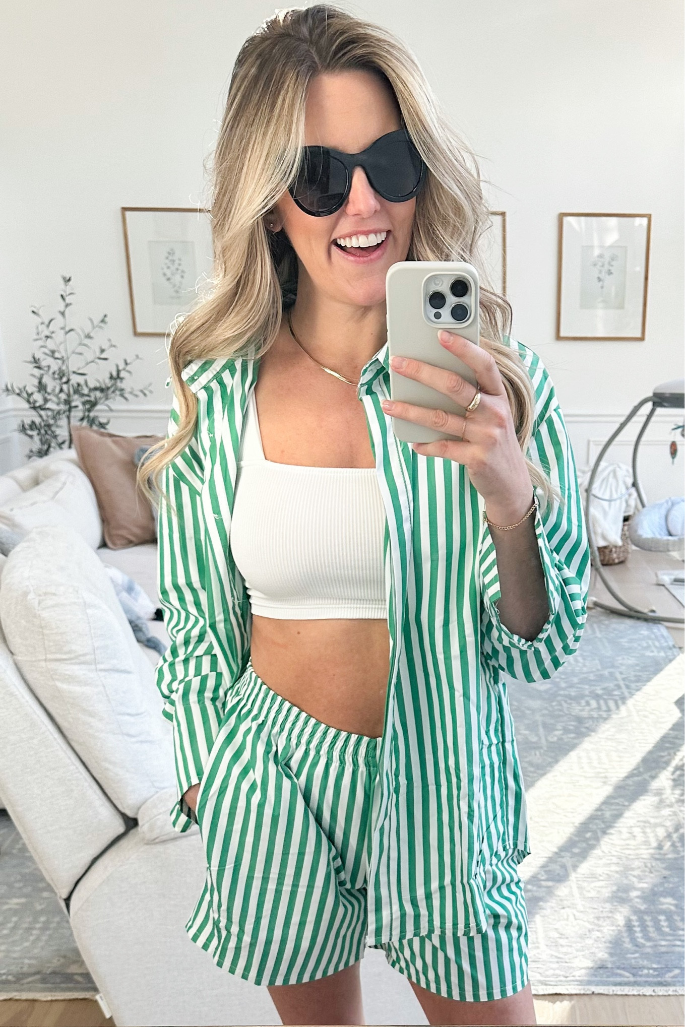 Heading to Miami for a bachelorette so I’m trying out some flirty, beachy/summery moments! Definitely keeping this one. #amazon Could also be PJ’s or a swim cover up! 🤗

#LTKunder100 #LTKFind

#LTKSeasonal