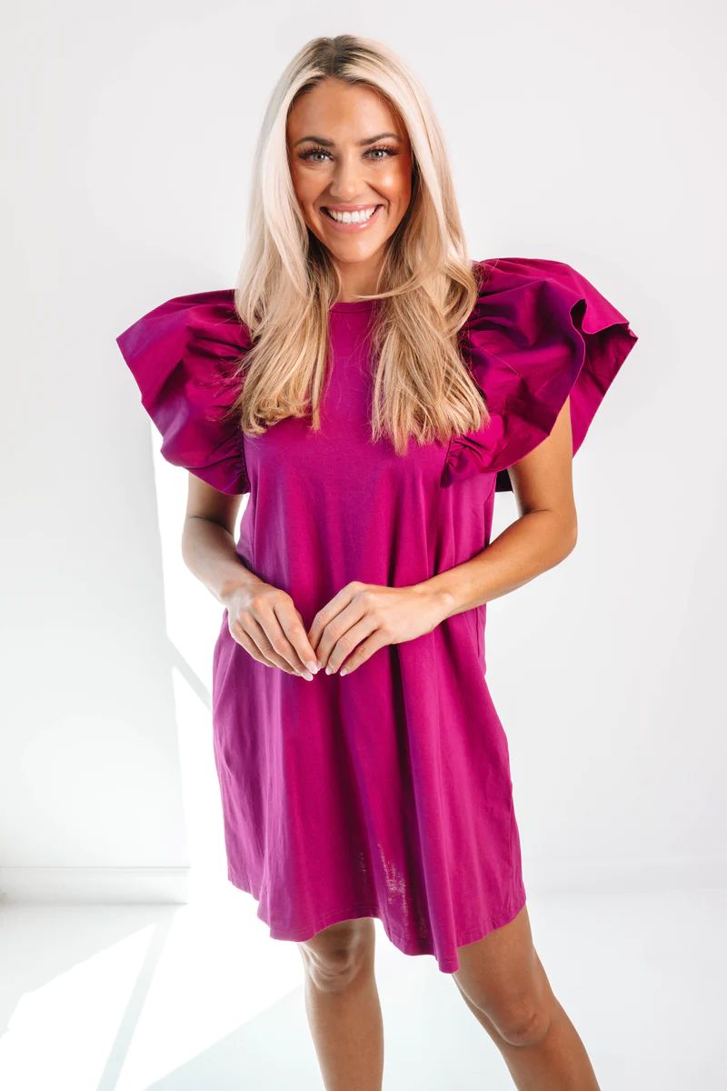 Come Together Dress - Plum | The Impeccable Pig