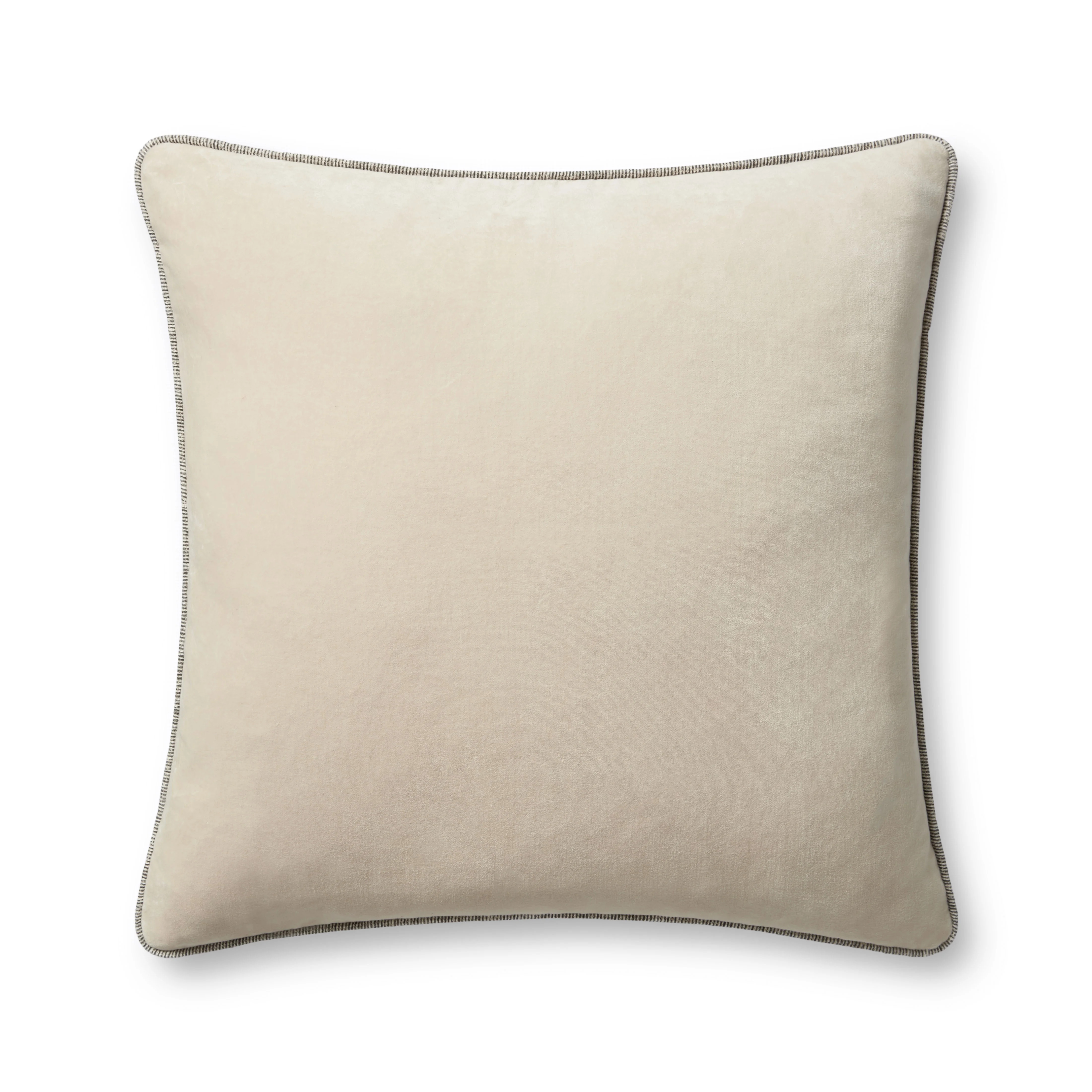 Chris Loves Julia x Loloi Liza Ivory 22'' x 22'' Decorative Pillow | Walmart (US)