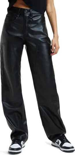 Good '90s Better Than Leather Faux Leather Pants | Nordstrom