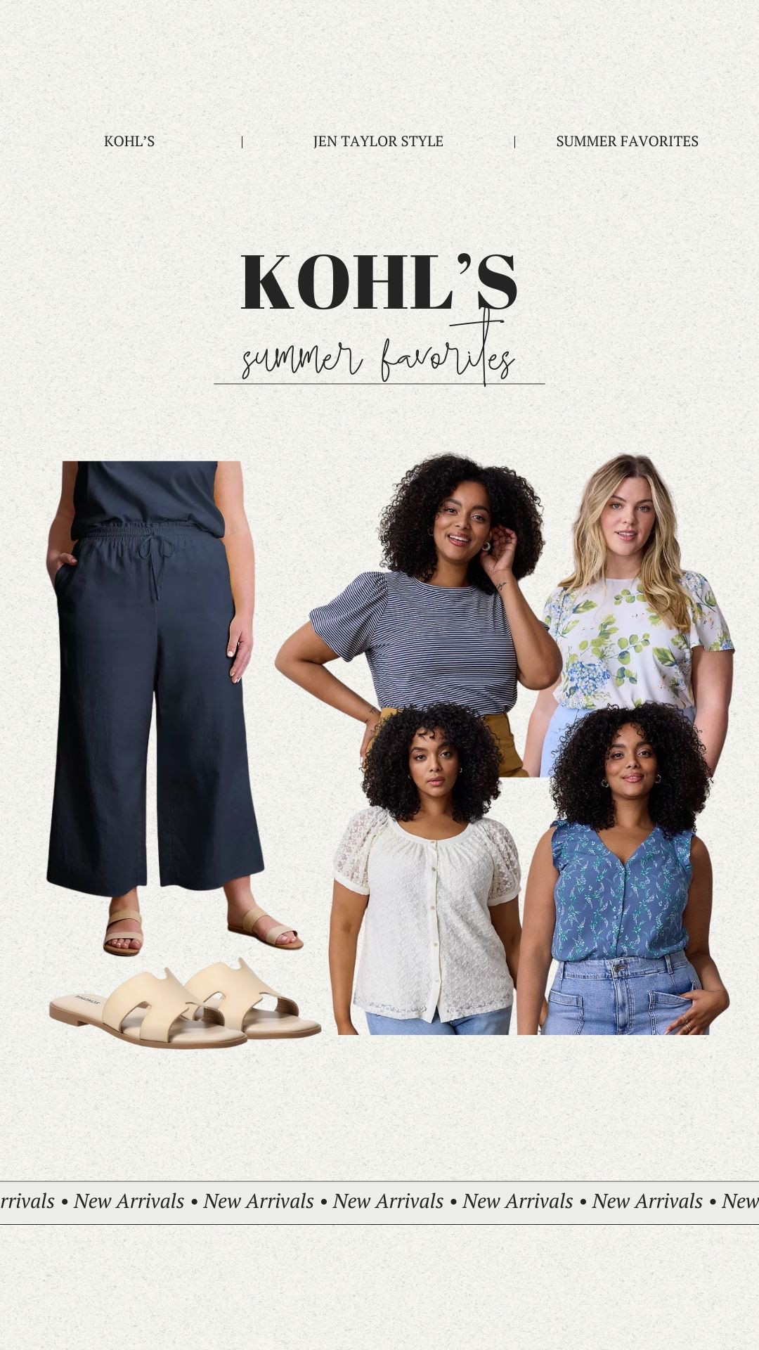 Kohl's summer favorites. I love these linen pants and neutral tops for summer. 

#LTKStyleTip #LTKFindsUnder50 #LTKSeasonal