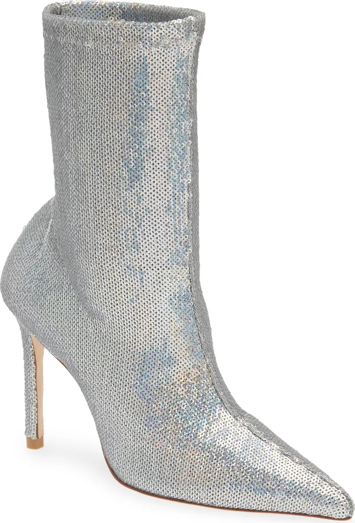 Stuart 100 Sequin Bootie (Women) | Nordstrom