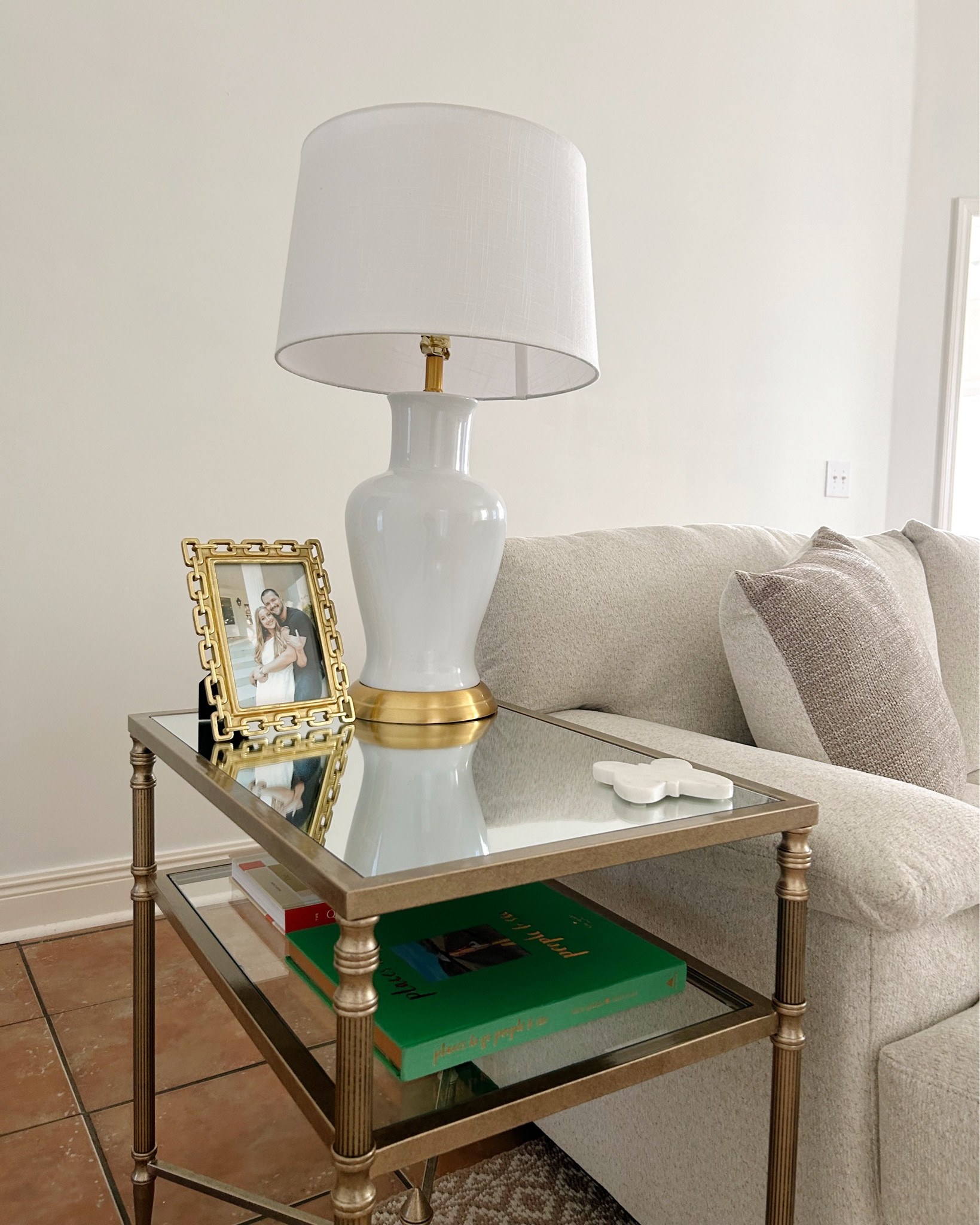 Birch Lane end table dupe from Wayfair. Less than $180 and STUNNING in person! 

#LTKFallSale #LTKSaleAlert #LTKHome