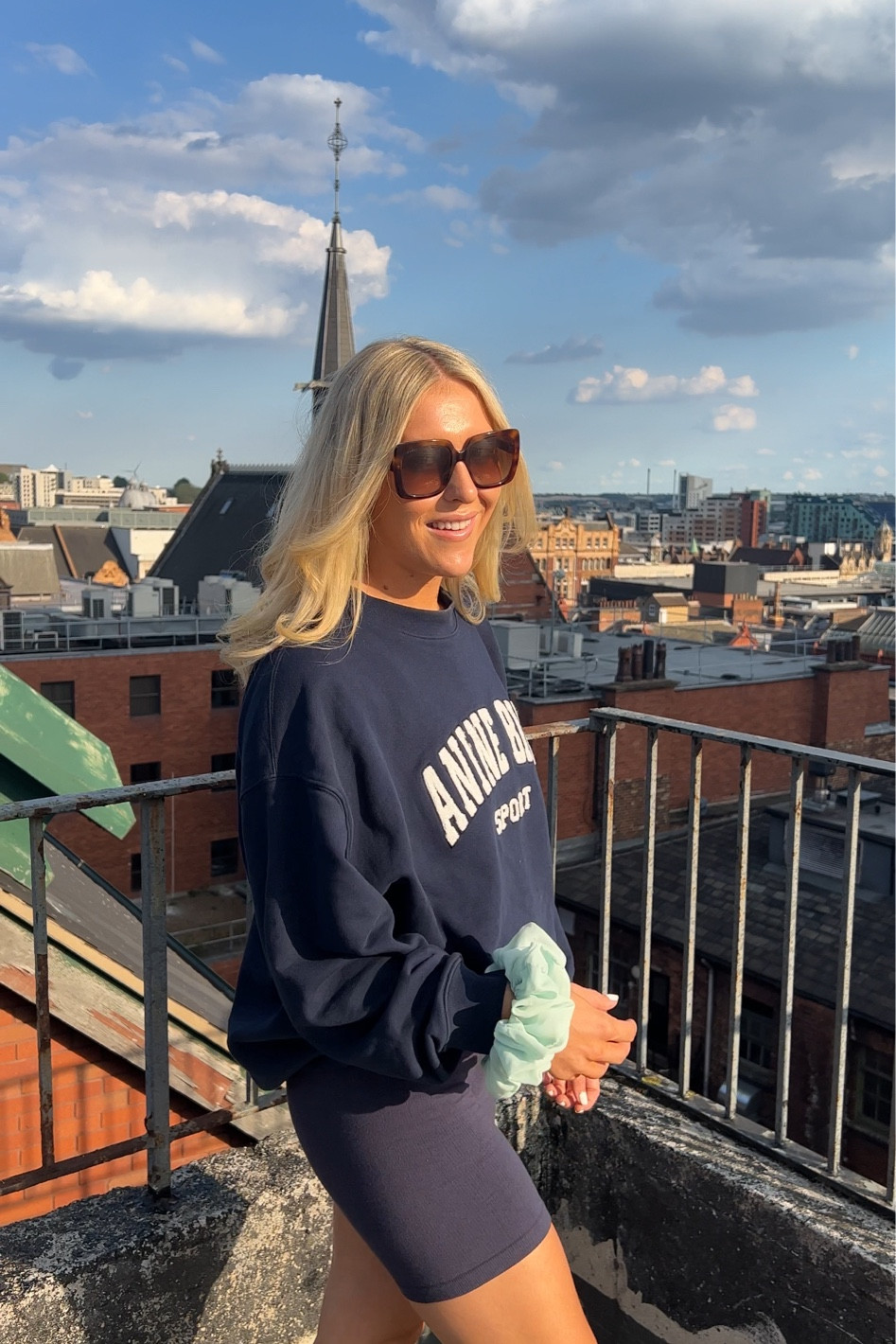 Anine Bing sweater - Anine Bing Tyler sweatshirt - Anine Bing jumper - Anine Bing knitwear - Anine Bing varsity sweater - Anine Bing jumper - Anine Bing logo jumper - Anine Bing logo top - gucci sunglasses - cycling shorts - mini shorts - Adanola shorts - gymshark shorts - tortoise shell sunglasses - farfetch

#LTKstyletip #LTKsalealert #LTKtravel