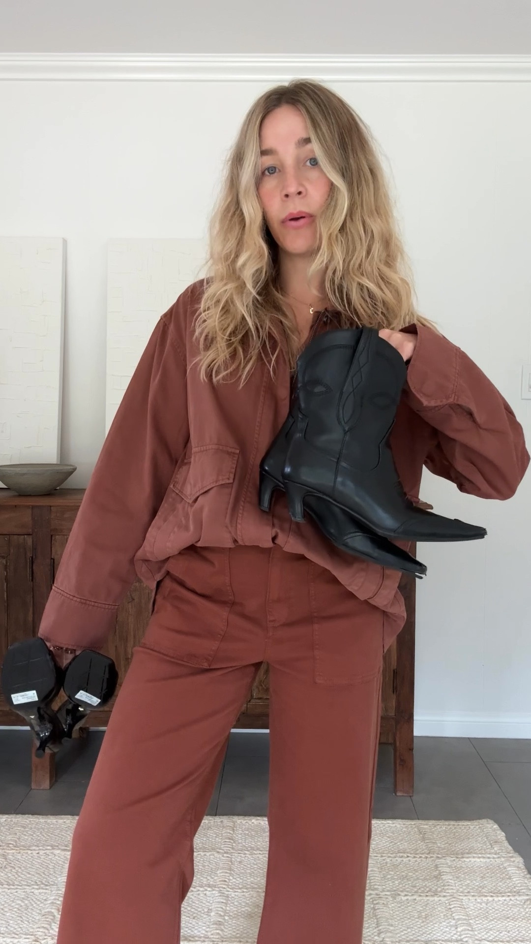 Loving these pieces for current summer styling and especially into Fall! For reference I’m 5’4”

Pistola Collection Sizing:

Amaira Midi Dress -- size medium
Eli Arched Leg -- size 27
Laurelle Utility Skirt -- size 27
Lennon Crop Boot -- size 27
Makenna Jumpsuit -- size medium
Marina Stripe Tee -- size small
Nellie Shirt -- size small
Nicole Wide Leg Utility Pant -- size 27
Utility Shacket -- size medium

Brown mule — size &
White tee — size small 

#LTKStyleTip #LTKBacktoSchool #LTKFindsUnder100