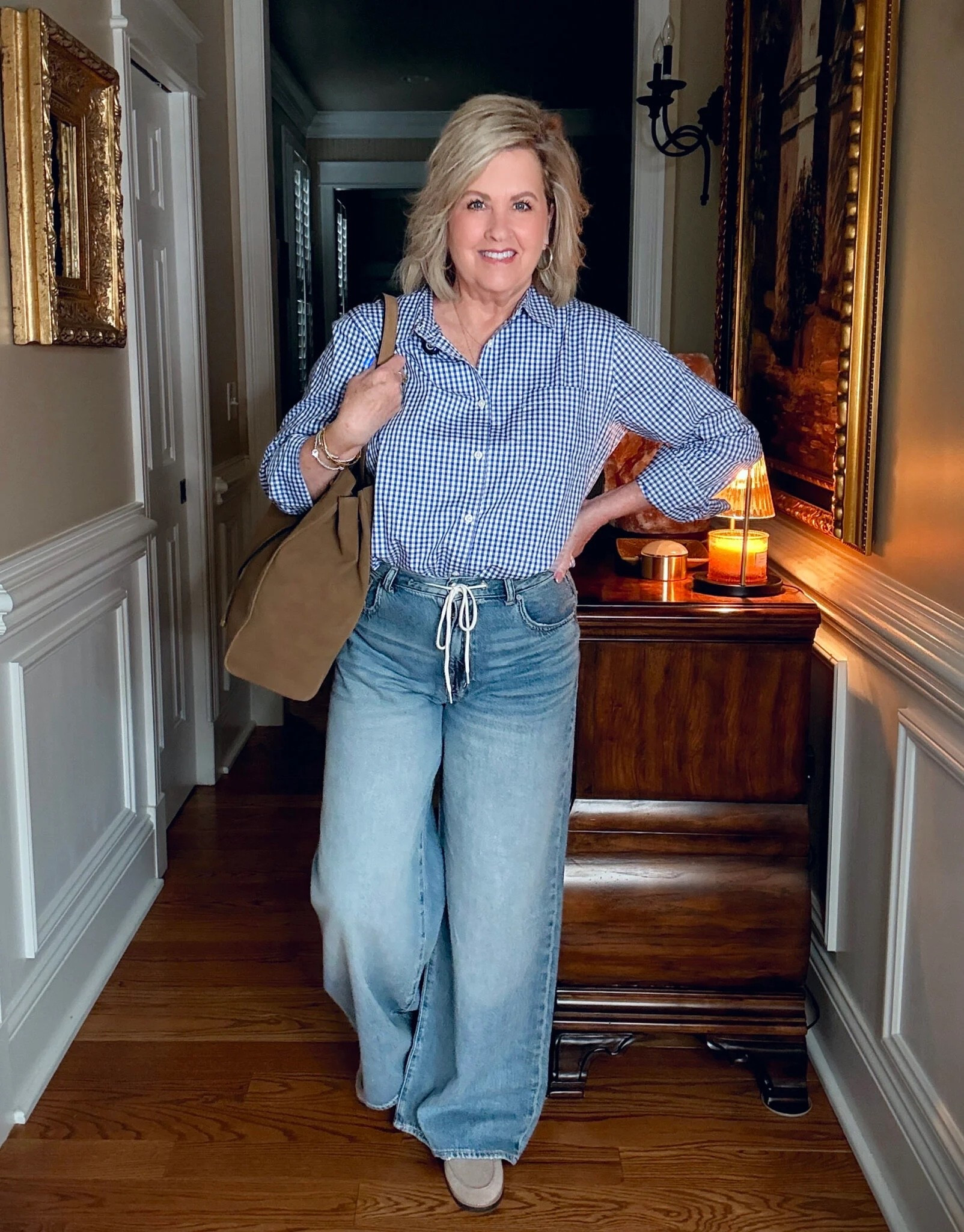 A great everyday Fall look! Button front shirt size large | drawstring jeans size 29

#LTKOver40 #LTKStyleTip #LTKWorkwear